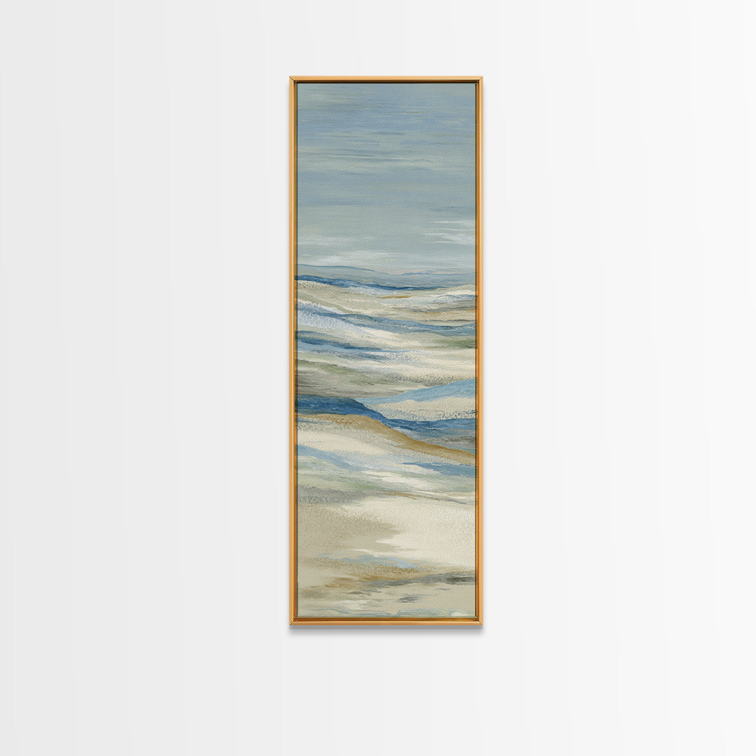 Calming Landscape with Open Sky and Gentle Canvas Print, Waiting Room Art, Art, Waiting Room Decor, Calm, Bauhaus Print, WRA-1x3-85