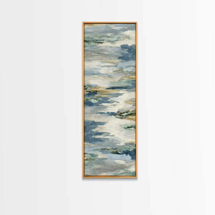 Soft Abstract Waves Canvas Print, Waiting Room Art, Luxury Decor, Waiting Room Decor, Abstract Art, Calm, Original Art, WRA-1x3-86