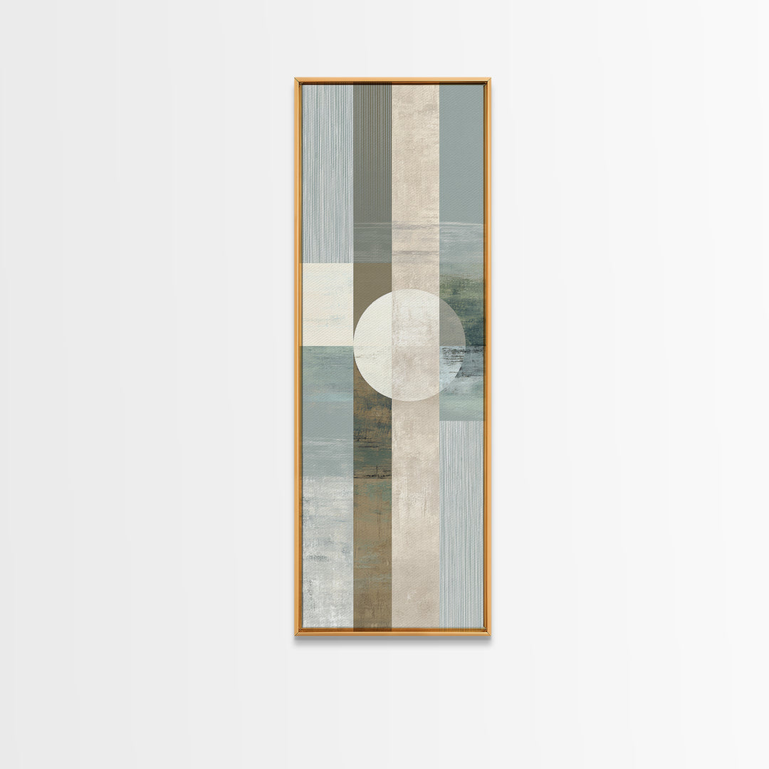 Minimal Geometric Composition Canvas Print, Waiting Room Art, Abstract, Waiting Room Decor, Abstract Art, Calm, Modern Decor, WRA-1x3-89