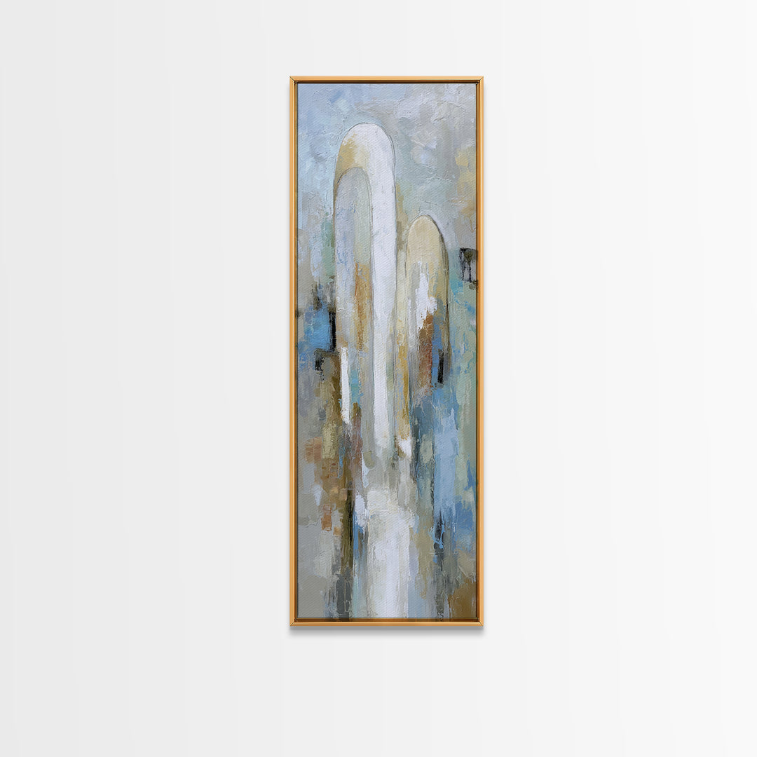 Modern Neutral Arch Abstraction Canvas Print, Waiting Room Art, Neutral Decor, Waiting Room Decor, Abstract Art, Calm, WRA-1x3-9