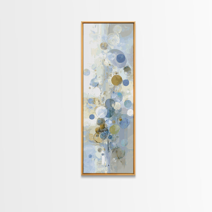 Abstract Circles Suggesting Calm Movement Canvas Print, Waiting Room Art, Fine Art Print, Waiting Room Decor, Abstract Art, WRA-1x3-94