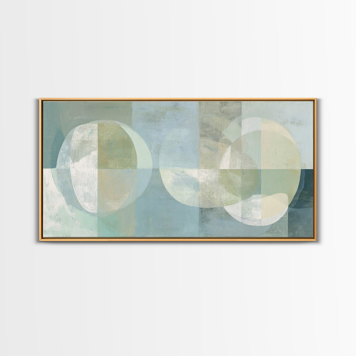 Minimal Geometric Composition Canvas Print, Waiting Room Art, Abstract Art, Waiting Room Decor, Calm, Landscape, WRA-2x1-49