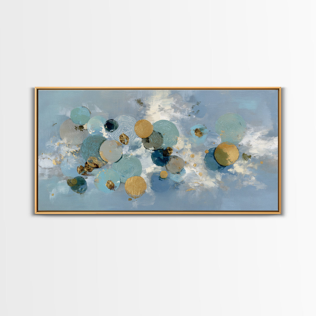 Abstract Circles Suggesting Calm Movement Canvas Print, Waiting Room Art, Waiting Room Decor, Abstract Art, Calm, WRA-2x1-54
