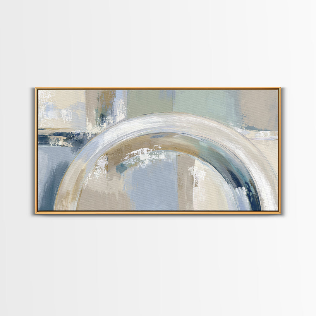Modern Neutral Arch Abstraction Canvas Print, Waiting Room Art, Wall Sculpture, Waiting Room Decor, Calm, Dog Wall Art, WRA-2x1-89