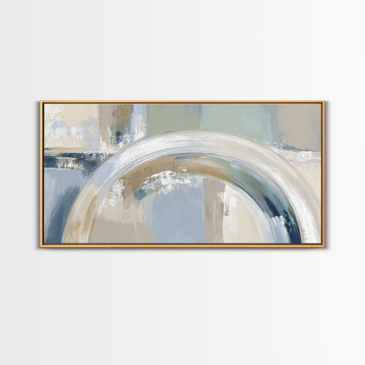 Modern Neutral Arch Abstraction Canvas Print, Waiting Room Art, Wall Sculpture, Waiting Room Decor, Calm, Dog Wall Art, WRA-2x1-89