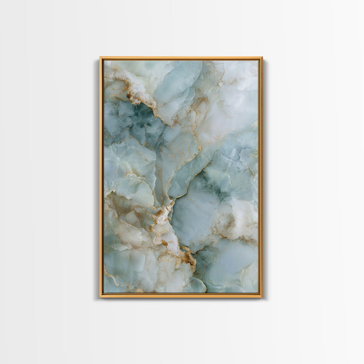 Light Marble Texture Abstract Canvas Print, Waiting Room Art, Therapy Office Decor, Waiting Room Decor, Abstract Art, Calm, WRA-2x3-32