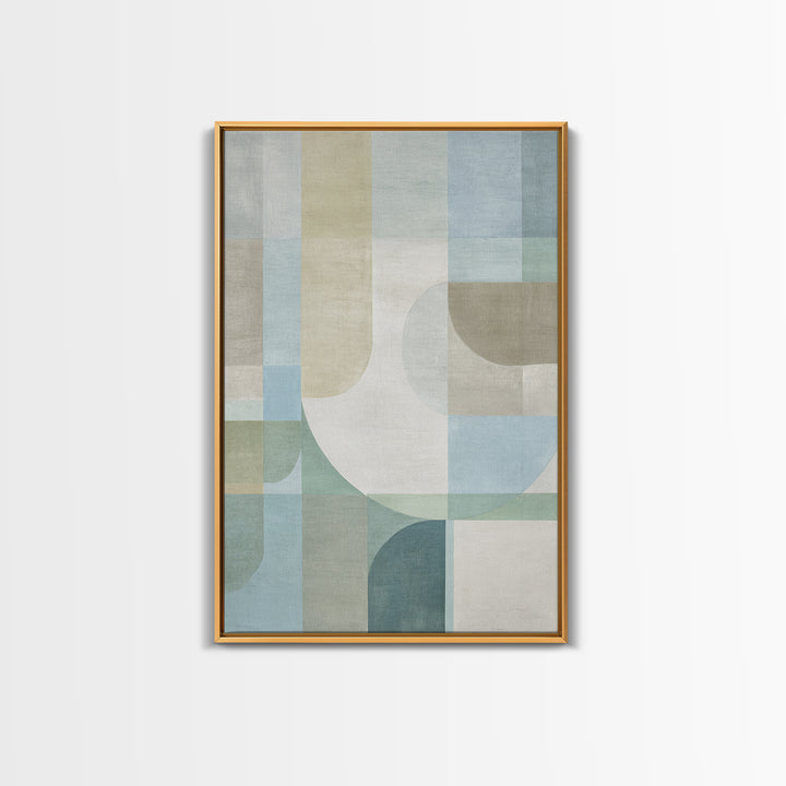 Minimal Geometric Composition Framed Canvas Print, Waiting Room Art, Wall Decor, Waiting Room Decor, Abstract Art, Calm, WRA-2x3-37
