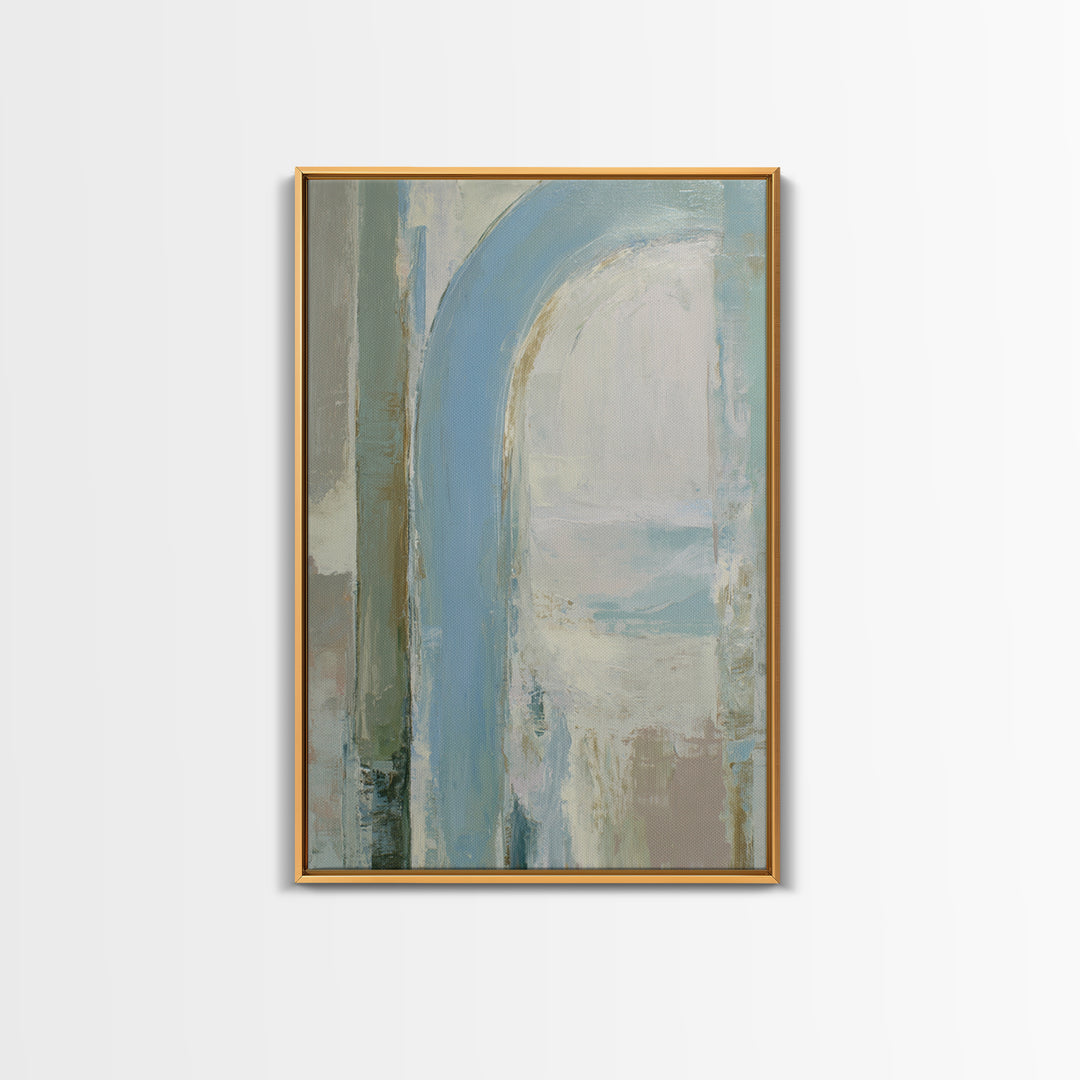 Modern Neutral Arch Abstraction Canvas Print, Waiting Room Art, Home Decor, Waiting Room Decor, Abstract Art, Calm, Modern Art, WRA-2x3-5