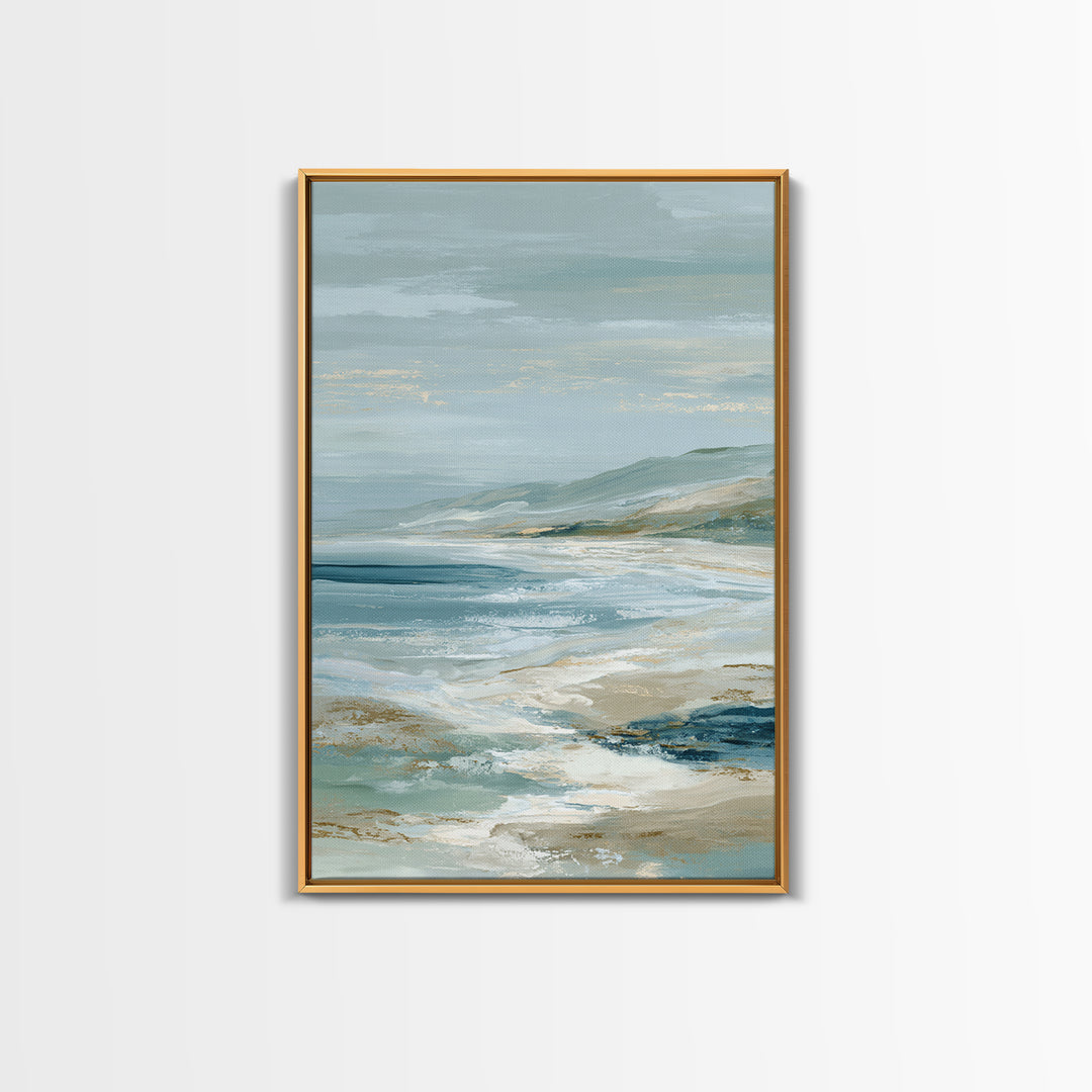 Soft Abstract Waves Canvas Print, Waiting Room Art, Office Decor, Waiting Room Decor, Abstract Art, Calm, Gallery Wall Art, WRA-2x3-58