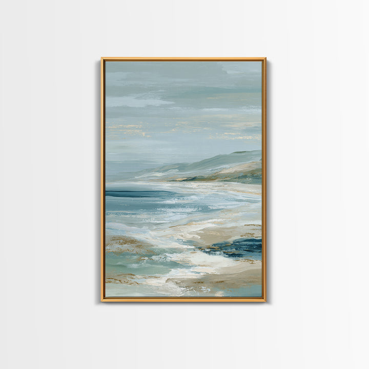 Soft Abstract Waves Canvas Print, Waiting Room Art, Office Decor, Waiting Room Decor, Abstract Art, Calm, Gallery Wall Art, WRA-2x3-58