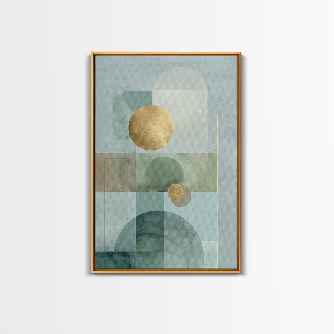 Minimal Geometric Composition Canvas Print, Waiting Room Art, Printable Art, Waiting Room Decor, Calm, Digital Art Print, WRA-2x3-61