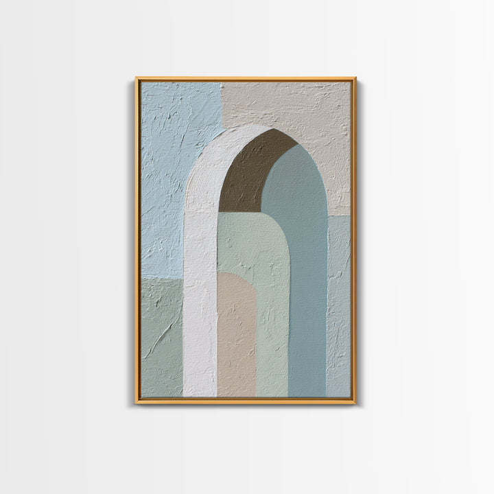 Modern Neutral Arch Abstraction Canvas Print, Waiting Room Art, Floral Wall Art, Waiting Room Decor, Abstract Art, Calm, WRA-2x3-77