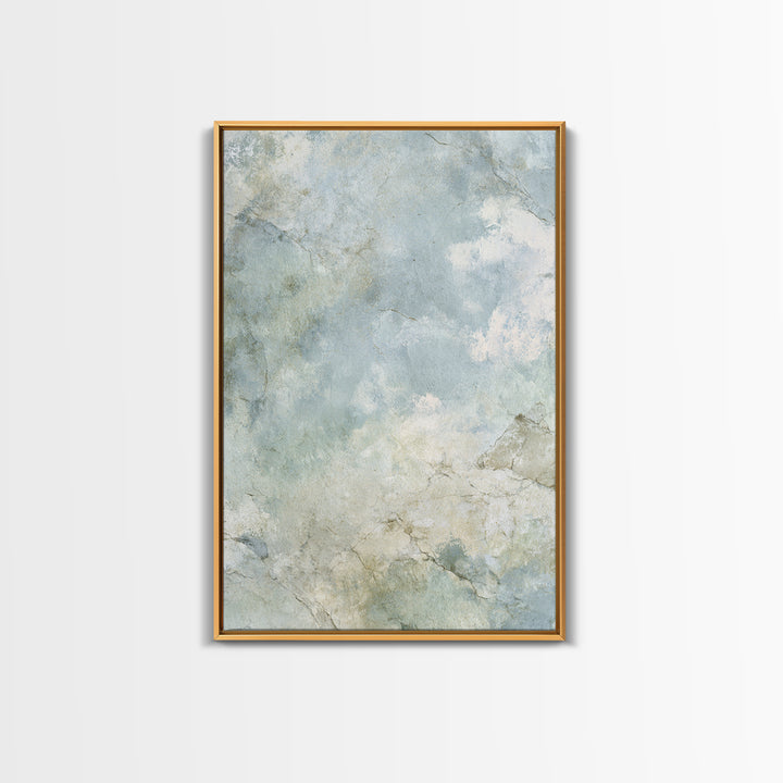 Light Marble Texture Abstract Framed Canvas Print, Waiting Room Art, Contemporary Art, Waiting Room Decor, Abstract Art, Calm, WRA-2x3-80