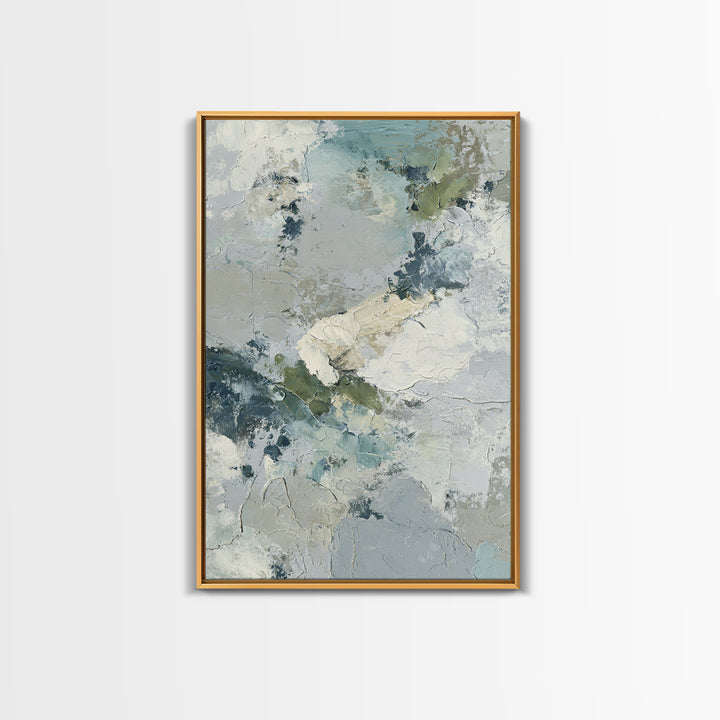 Abstract Circles Suggesting Calm Movement Framed Canvas Print, Waiting Room Art, Abstract Art, Waiting Room Decor, Calm, WRA-2x3-90