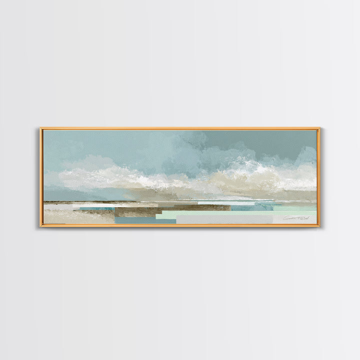 Minimal Geometric Composition Canvas Print, Waiting Room Art, Office Art, Waiting Room Decor, Abstract Art, Calm, Gallery Decor, WRA-3x1-21