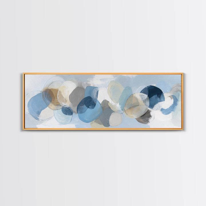 Modern Neutral Arch Abstraction Framed Canvas Print, Waiting Room Art, Office Wall Decor, Waiting Room Decor, Abstract Art, WRA-3x1-37
