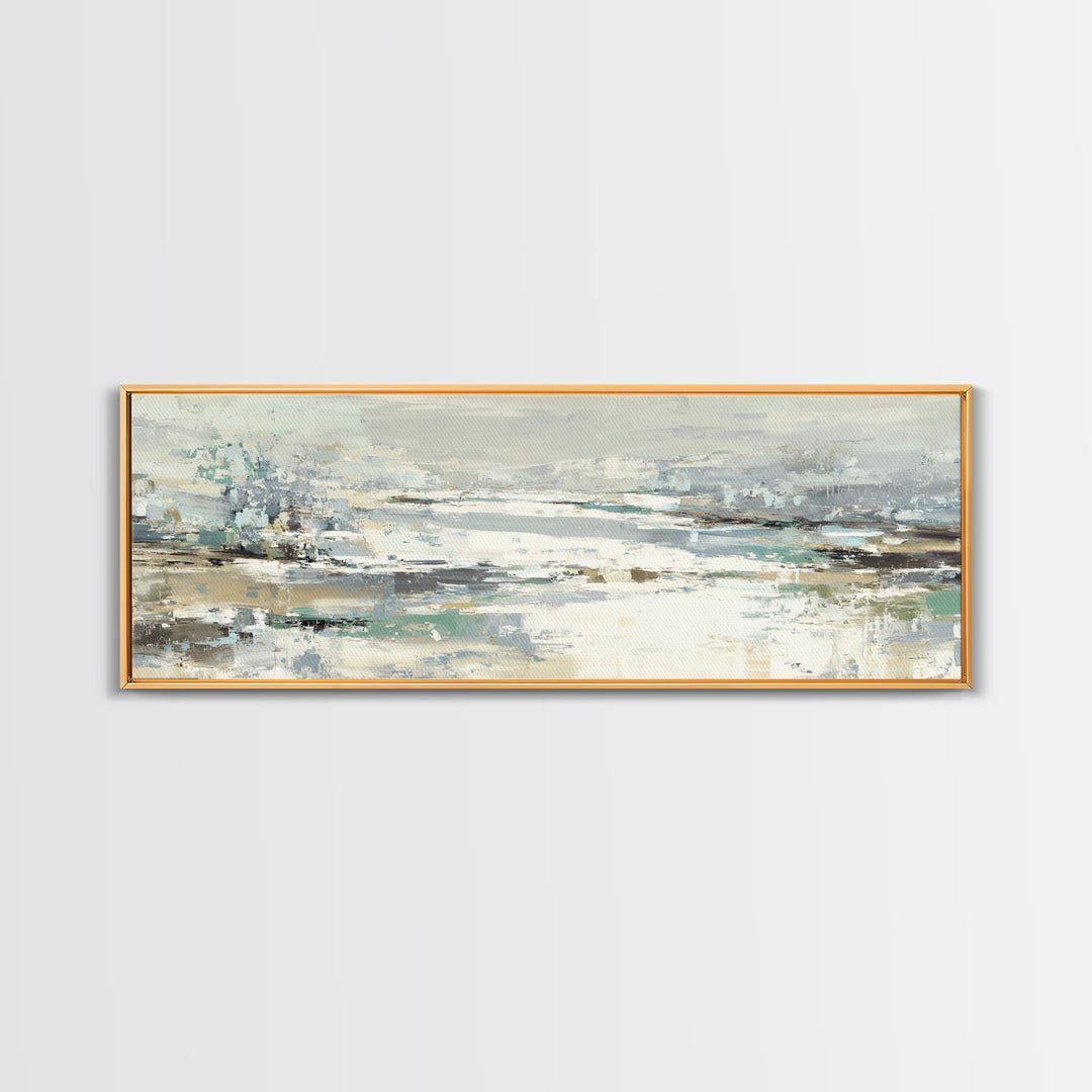 Modern Neutral Arch Abstraction Canvas Print, Waiting Room Art, Dental Wall Art, Waiting Room Decor, Abstract Art, Calm, WRA-3x1-61