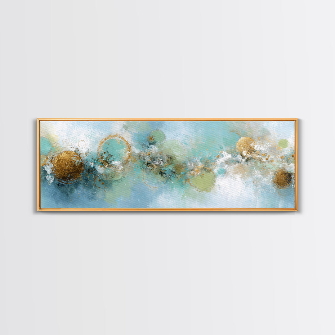 Abstract Circles Suggesting Calm Movement Canvas Print, Waiting Room Art, Dental Wall Art, Waiting Room Decor, Fine Art, Calm, WRA-3x1-98