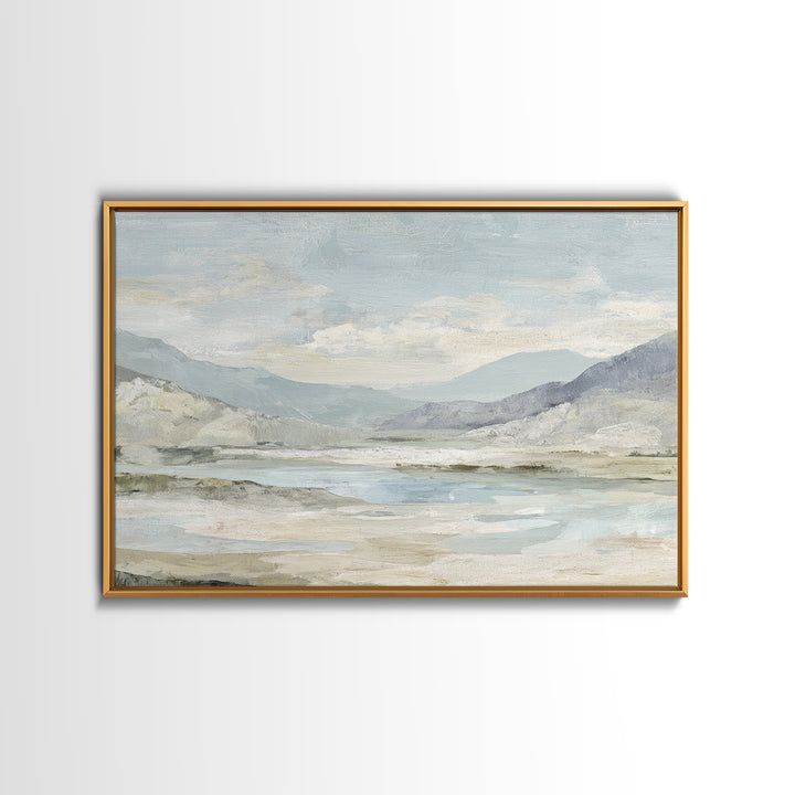 Light Marble Texture Abstract Framed Canvas Print, Waiting Room Art, Fine Art Print, Waiting Room Decor, Abstract Art, Calm, WRA-3x2-100