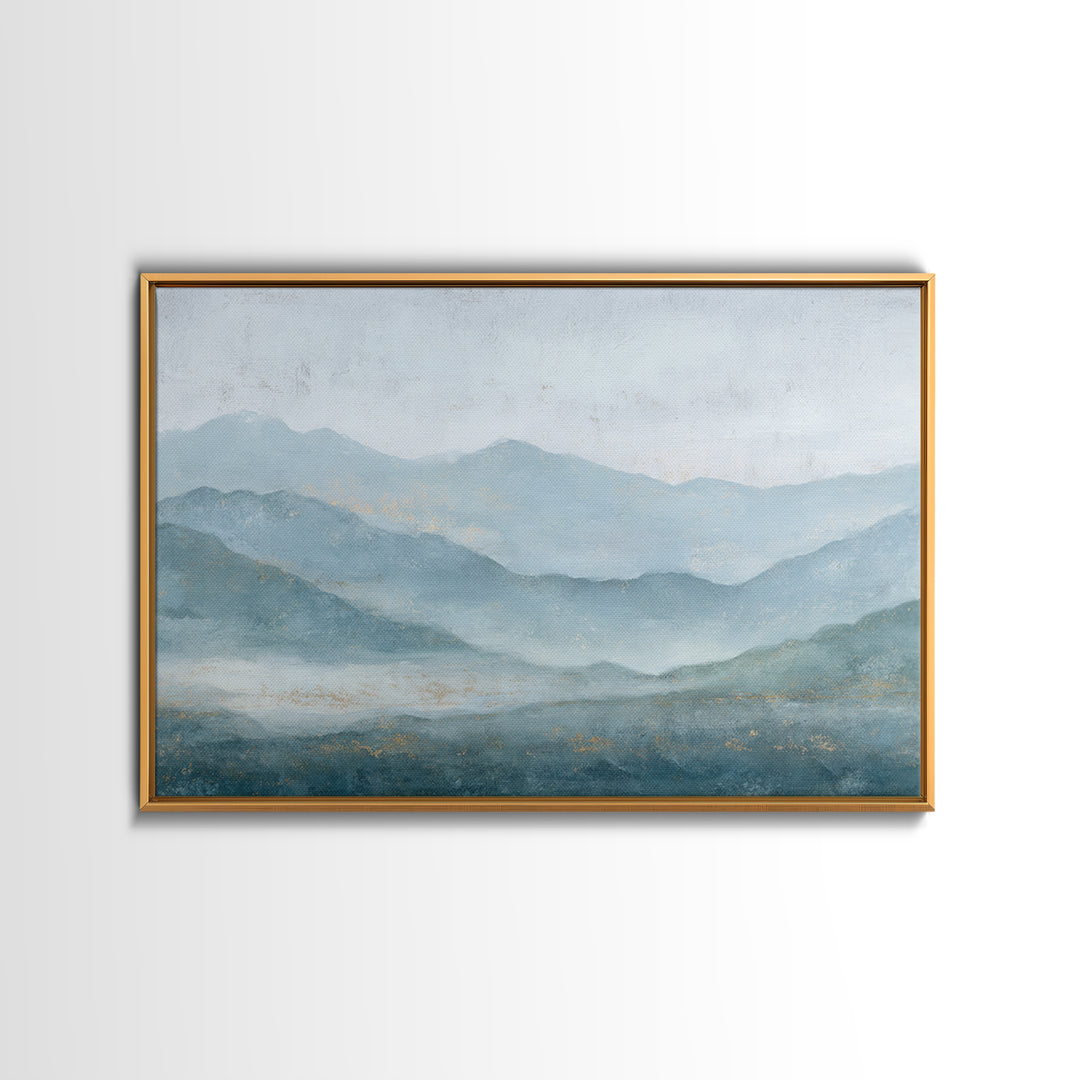 Simple Mountain Layers Canvas Print, Waiting Room Art, Modern Art, Waiting Room Decor, Fine Art, Calm, Therapy Office Decor, WRA-3x2-42