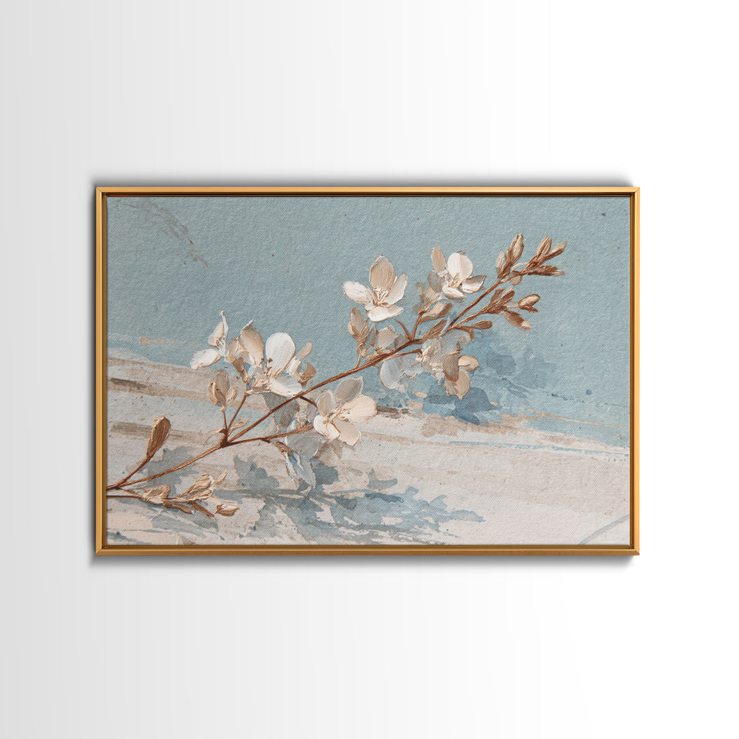 Coastal Horizon with Pale Sand and Water Canvas Print, Waiting Room Art, Digital Art Print, Waiting Room Decor, Fine Art, Calm, WRA-3x2-61