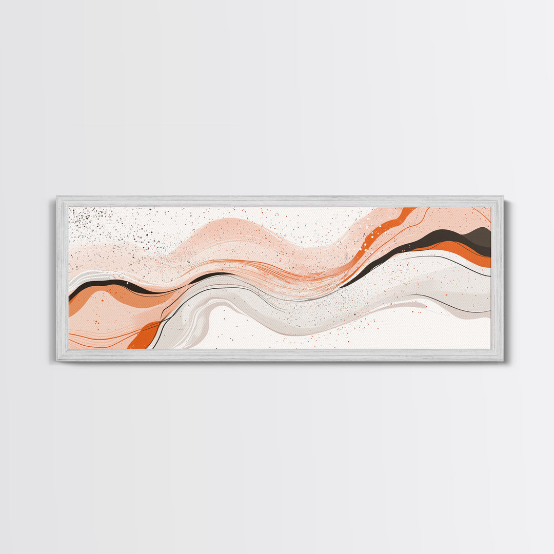 Beige, Black and Grey Swirl Art, Black & Beige Abstract Art Print, Tropical Wall Art, Abstract Wall Art, Living Room Wall Art / Home Decor