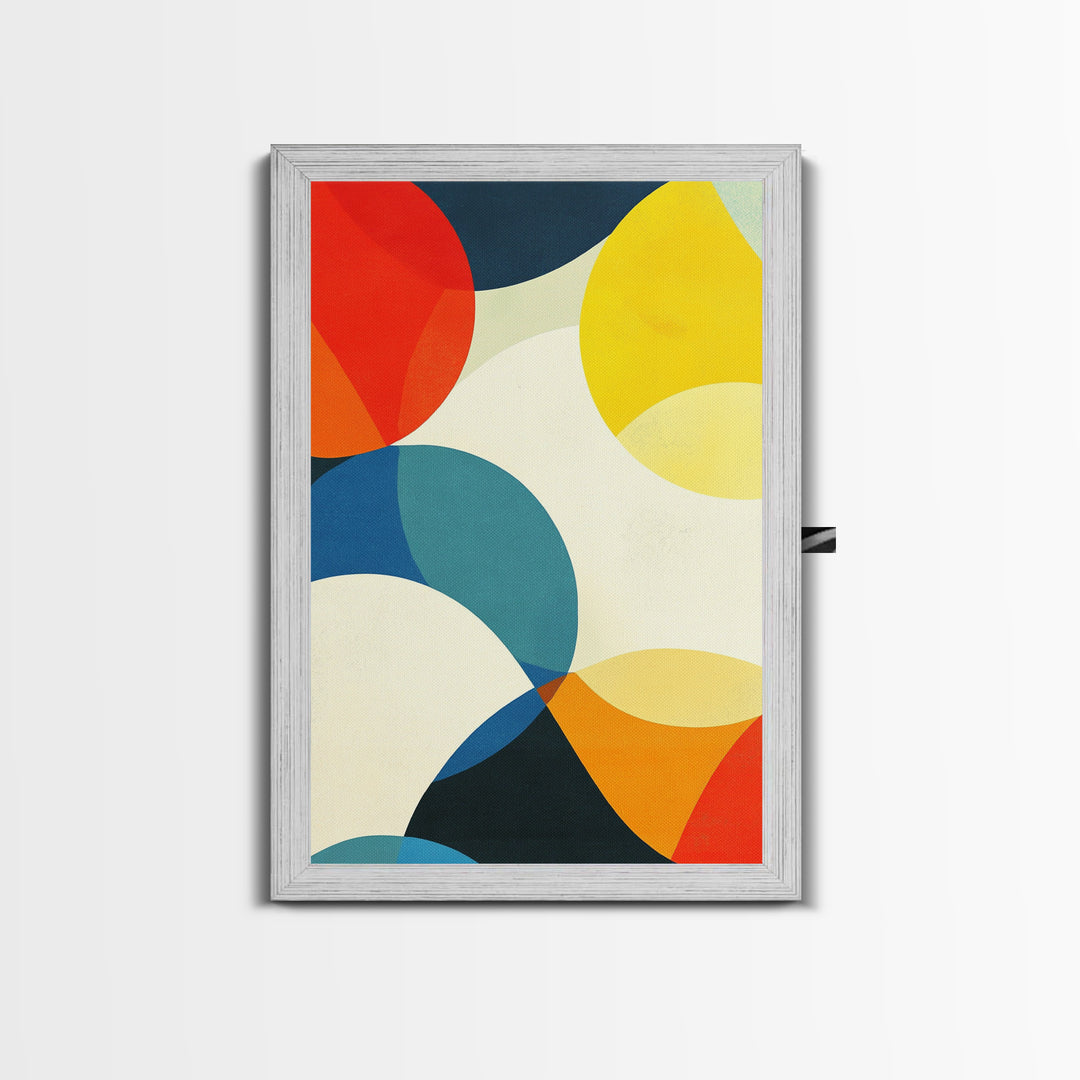 Large Colorful Abstract Art Painting Canvas Print, Abstract Extra Large Wall Art, Vertical Print