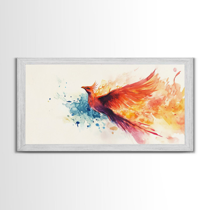 Phoenix In Flight - Canvas Print - Inspirational Wall Art