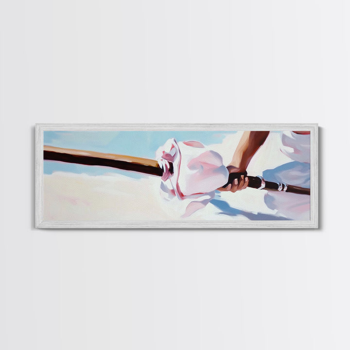 Coastal Serenity, Beach House Decor, Minimalist Ocean Art, Tranquil Seascape, Framed Canvas Print, Nautical Wall Art, Living Room Art