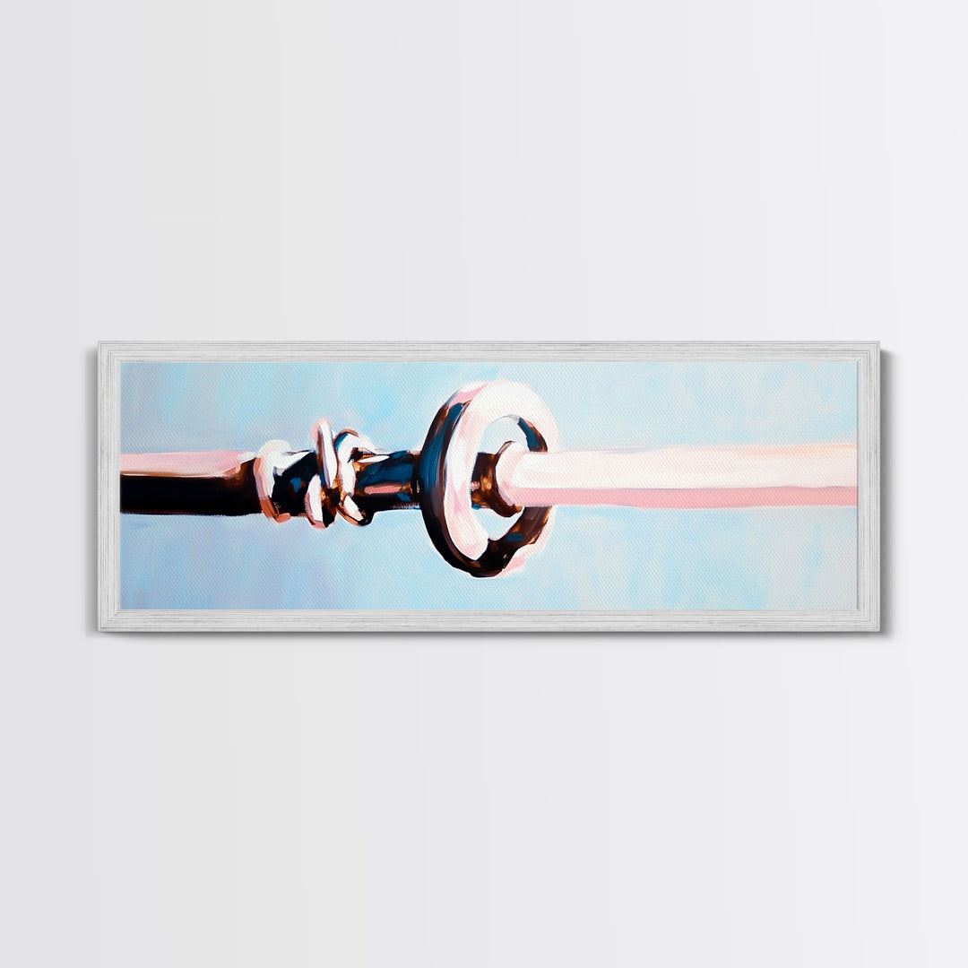 Sailboat Knot, Nautical Theme, Ocean Life, Framed Canvas Print, Coastal Home Decor, Minimalist Seaside Art, Beach House Wall Art