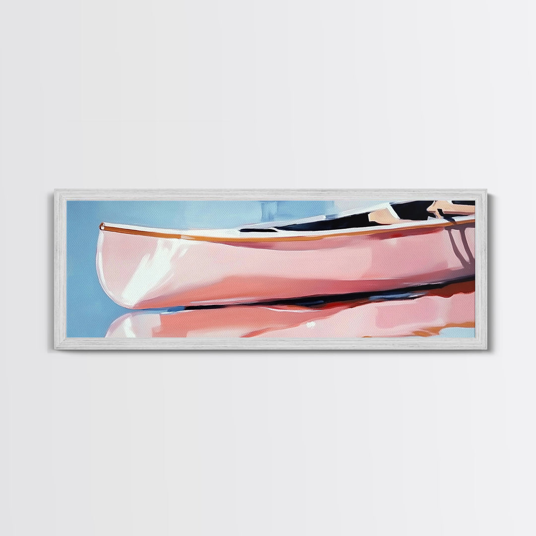 Pastel Waves, Beach Serenity, Coastal Minimalism, Framed Canvas Print, Ocean Abstract Art, Relaxing Seaside Decor, Nautical Wall Art