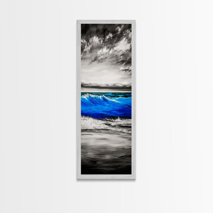 Ocean Wave, Coastal Decor, Beach Wall Art, Canvas Print, Blue Water Painting, Nautical Art, Living Room Wall Art, Ocean Lover Gift