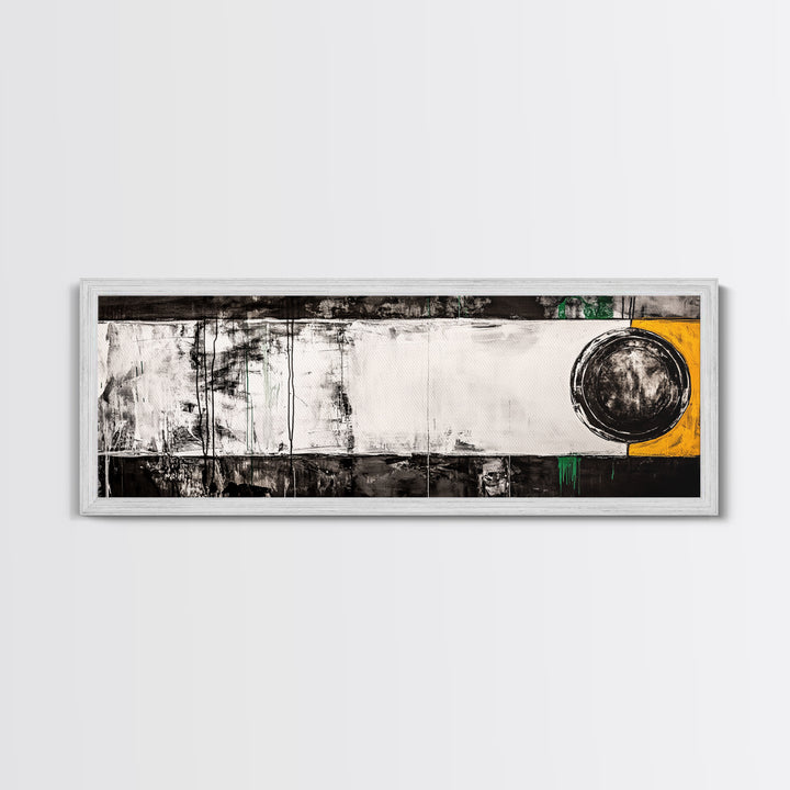 Abstract Geometry, Modern Art, Black and White Decor, Canvas Print, Bold Minimalist Painting, Office Wall Artwork, Unique Statement Piece