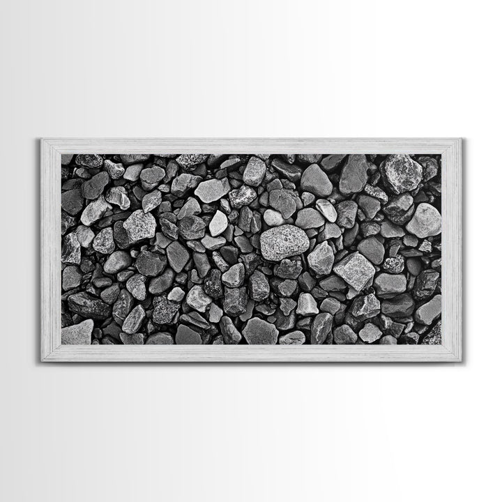 Natural Stone Texture, Dark Rock Pattern, Earthy Wall Background, Canvas Print, Office Wall Art, Modern Industrial Style, Minimalist Style