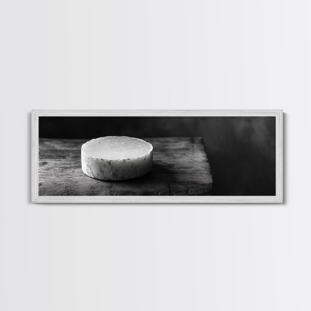 Artisan Soap, Rustic Table, Handmade Bath, Canvas Print, Kitchen Wall Art, Farmhouse Decor, Minimalist Bathroom Photography