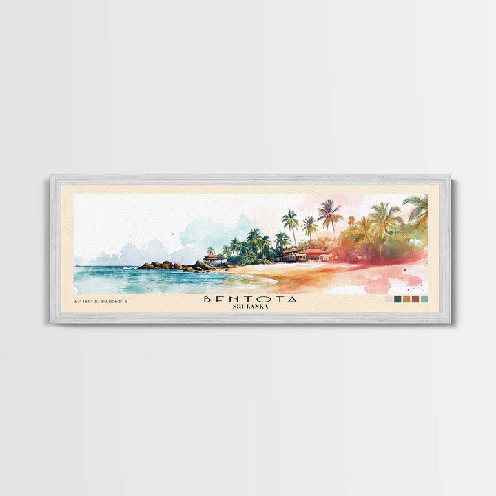 Bentota, Sri Lanka Watercolor Print, Vacation Gift, Sri Lanka Wall Art, Beach Painting, Beach Decor, Beach Or Lakehouse Art