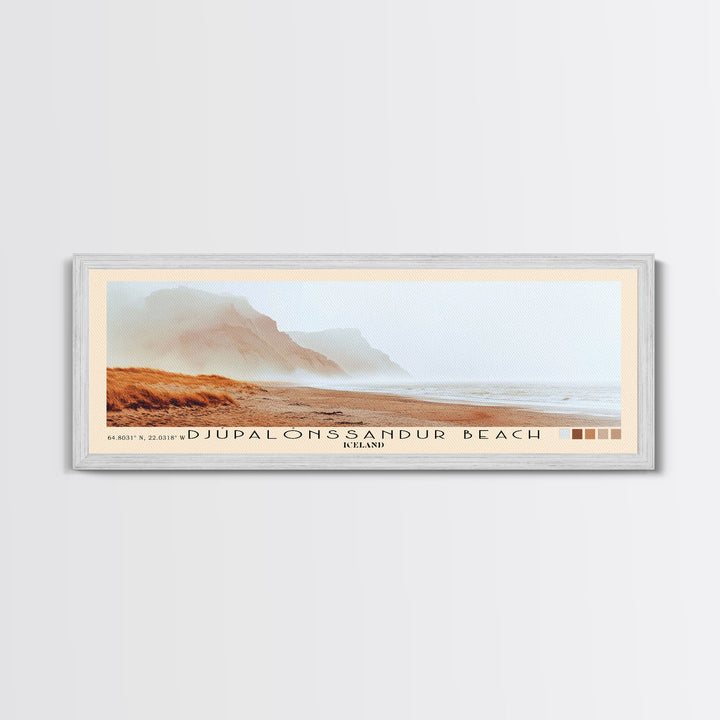 Djúpalónssandur Beach, Iceland Watercolor Print, Vacation Gift, Iceland Wall Art, Beach Painting, Beach Decor, Beach Or Lakehouse Art