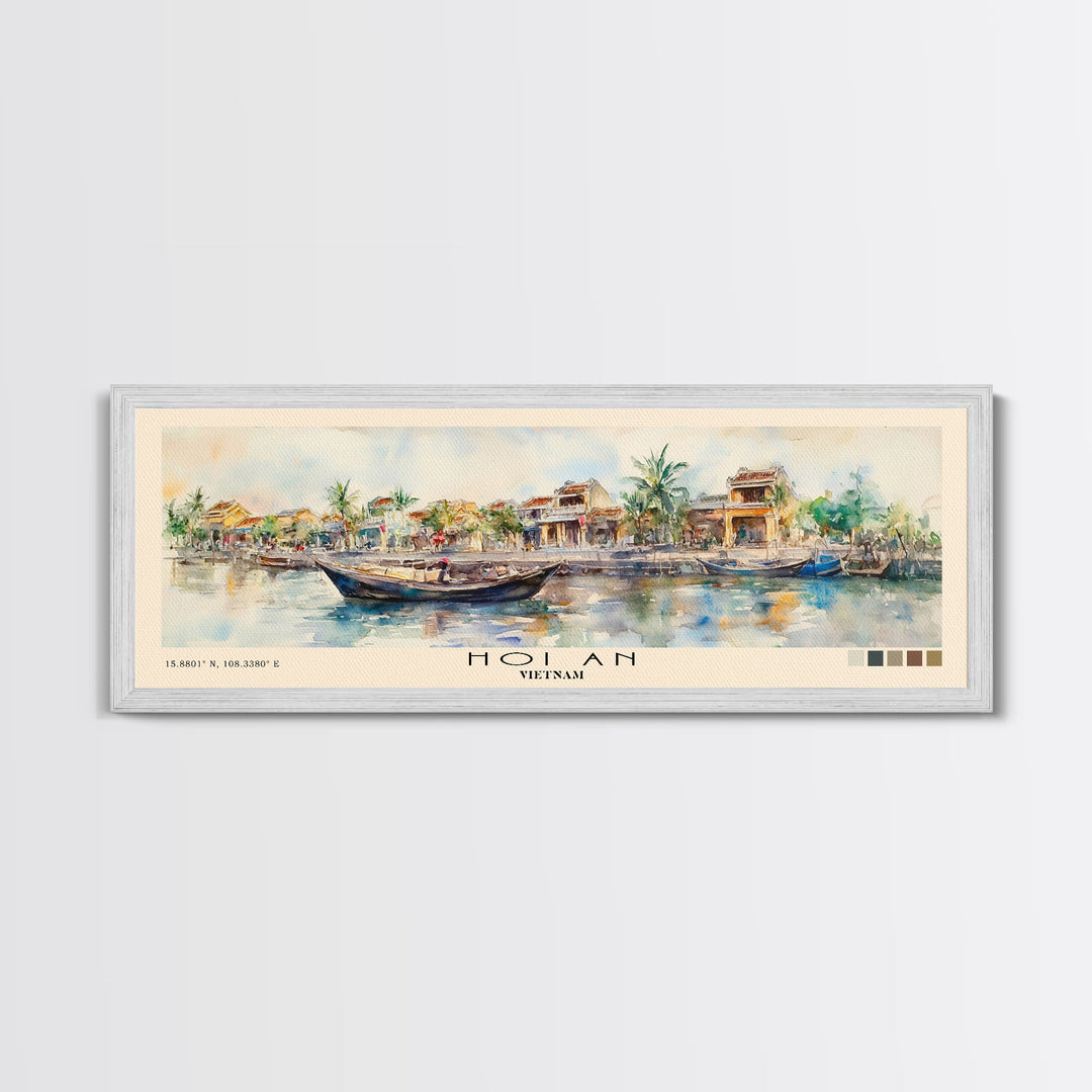 Hoi An, Vietnam Watercolor Print, Vacation Gift, Vietnam Wall Art, Vacation Wall Art, Vacatation Memories, Beach Decor, Beach Or Lakehouse Art