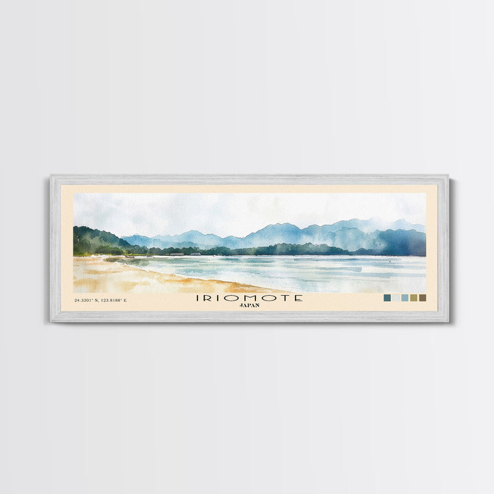 Iriomote, Japan Watercolor Print, Vacation Gift, Japan Wall Art, Vacation Wall Art, Vacatation Memories, Beach Decor, Beach Or Lakehouse Art