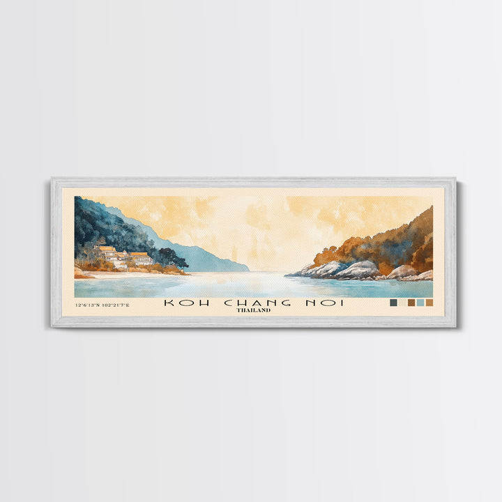 Koh Chang Noi, Thailand Watercolor Print, Vacation Gift, Thailand Wall Art, Beach Painting, Beach Decor, Beach Or Lakehouse Art