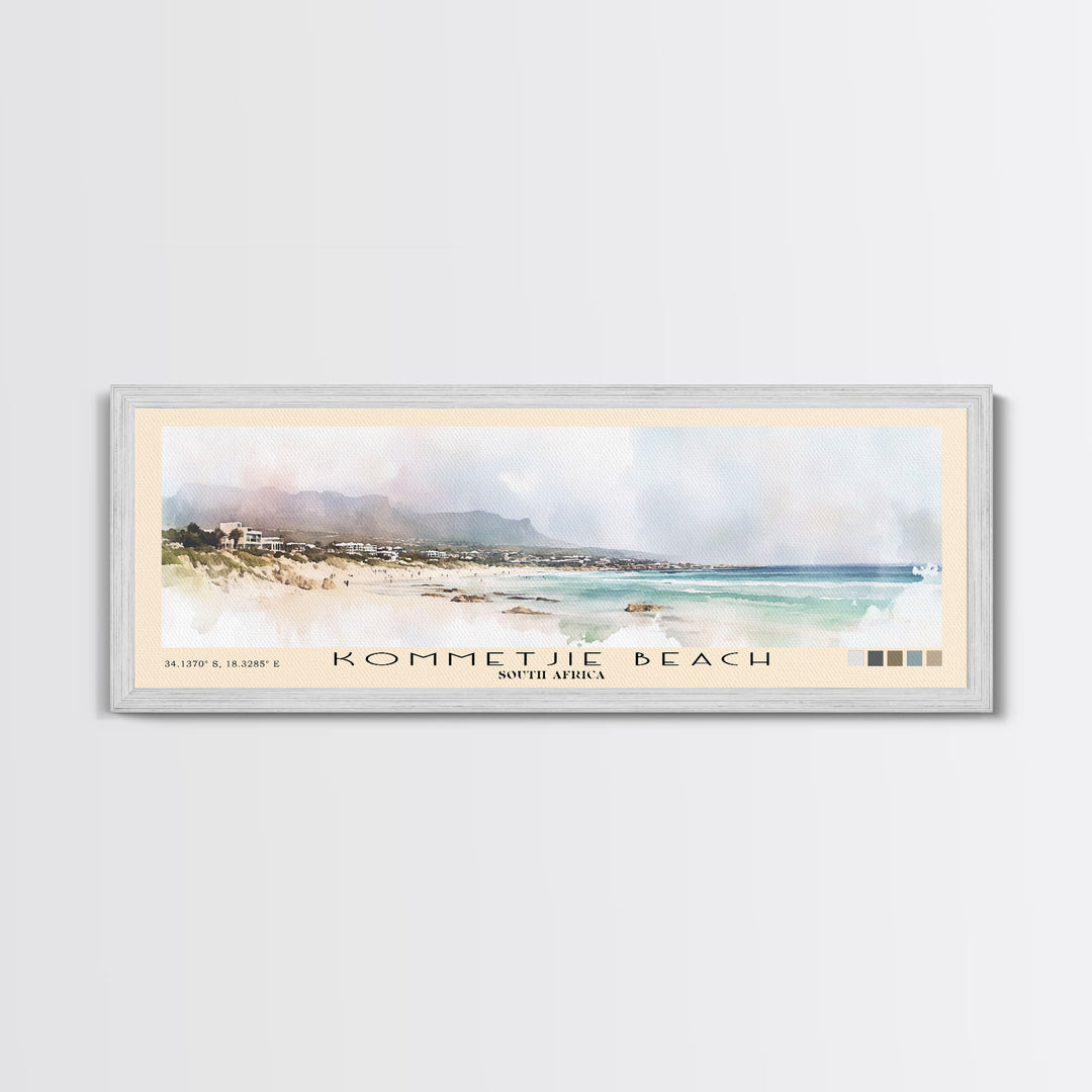 Kommetjie Beach, South Africa Watercolor Print, Vacation Gift, South Africa Wall Art, Vacation Wall Art, Vacatation Memories, Beach Decor, Beach Or Lakehouse Art