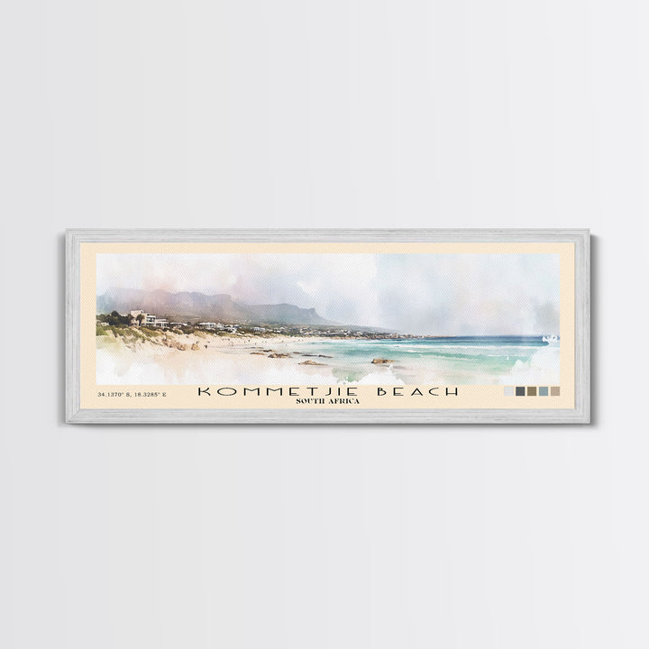 Kommetjie Beach, South Africa Watercolor Print, Vacation Gift, South Africa Wall Art, Vacation Wall Art, Vacatation Memories, Beach Decor, Beach Or Lakehouse Art
