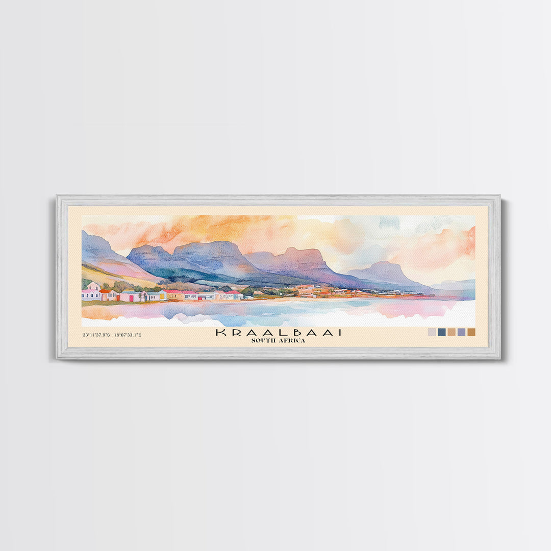 Kraalbaai, South Africa Watercolor Print, Vacation Gift, South Africa Wall Art, Vacation Wall Art, Vacatation Memories, Beach Decor, Beach Or Lakehouse Art