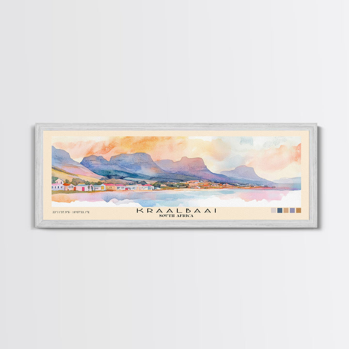 Kraalbaai, South Africa Watercolor Print, Vacation Gift, South Africa Wall Art, Vacation Wall Art, Vacatation Memories, Beach Decor, Beach Or Lakehouse Art