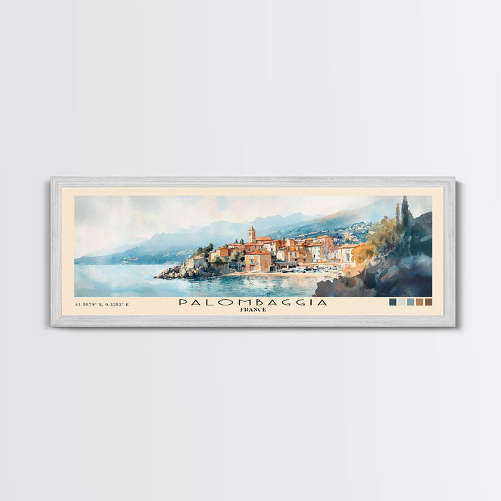 Palombaggia, France Watercolor Print, Vacation Gift, France Wall Art, Beach Painting, Beach Decor, Beach Or Lakehouse Art