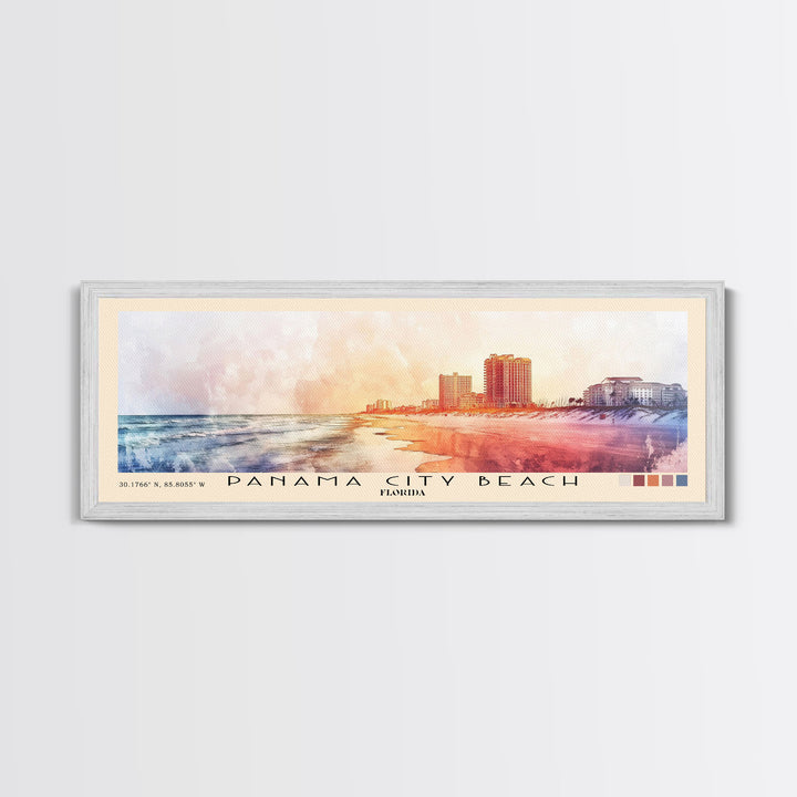 Panama City Beach, Florida Watercolor Print, Vacation Gift, Florida Wall Art, Vacation Wall Art, Vacatation Memories, Beach Decor, Beach Or Lakehouse Art