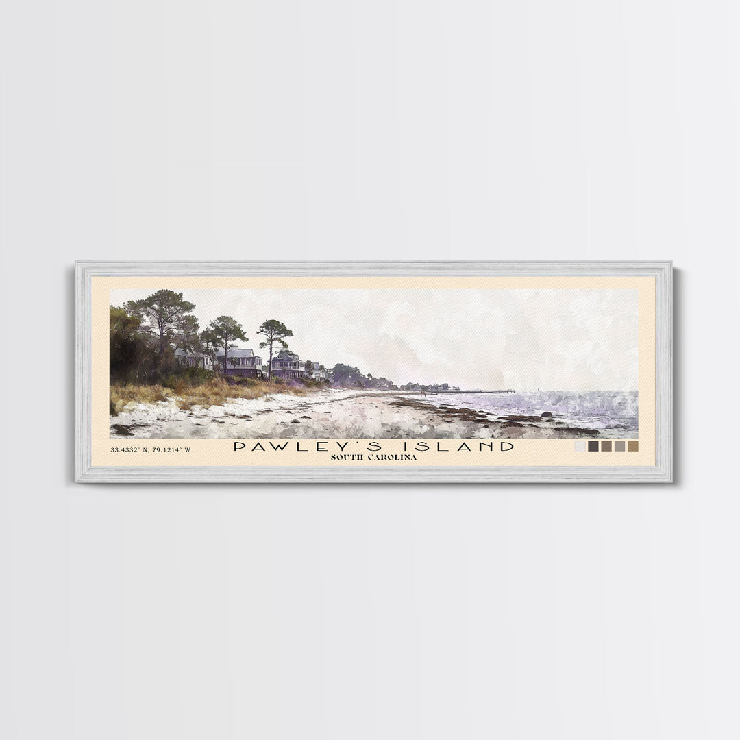 Pawley's Island, South Carolina Watercolor Print, Vacation Gift, South Carolina Wall Art, Beach Painting, Beach Decor, Beach Or Lakehouse Art
