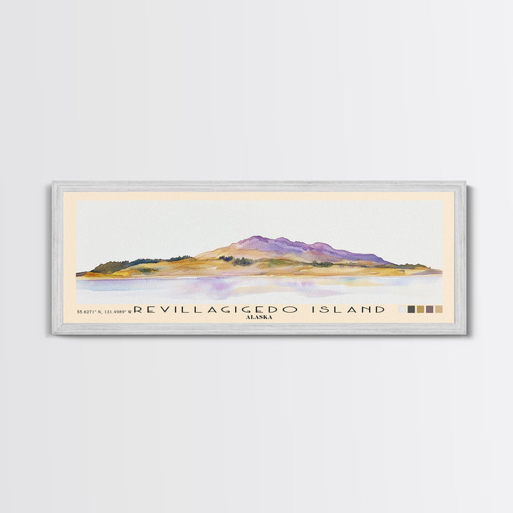 Revillagigedo Island, Alaska Watercolor Print, Vacation Gift, Alaska Wall Art, Vacation Wall Art, Vacatation Memories, Beach Decor, Beach Or Lakehouse Art