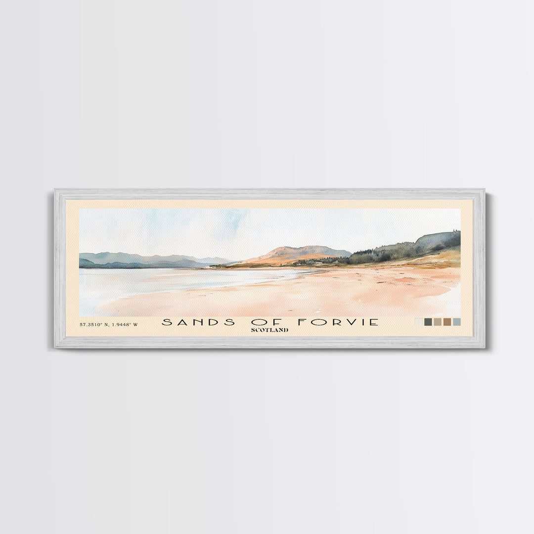 Sands of Forvie, Scotland Watercolor Print, Vacation Gift, Scotland Wall Art, Beach Painting, Beach Decor, Beach Or Lakehouse Art
