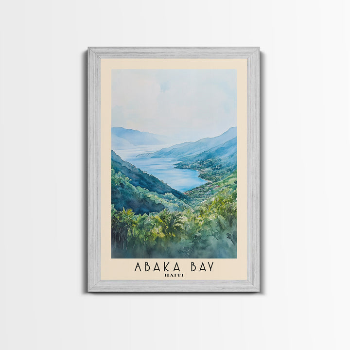 Abaka Bay, Haiti Watercolor Print, Vacation Gift, Haiti Wall Art, Beach Painting, Beach Decor, Beach Or Lakehouse Art